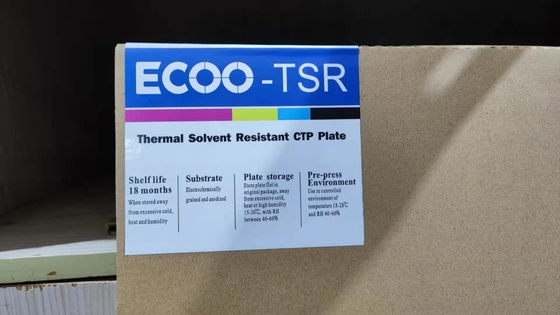 صفحه CTP حرارتی مثبت با حساسیت بالا دولایه جوهر UV دارای قابلیت