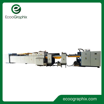 لعاب کاغذ دستگاه پوشش کلی لاک UV 25 - 80 متر در دقیقه