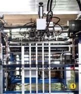 لعاب کاغذ دستگاه پوشش کلی لاک UV 25 - 80 متر در دقیقه