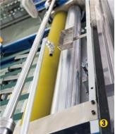 دستگاه پوشش کلی لاک UV دستگاه لعاب کاغذ با فرمت 1200 میلی متر