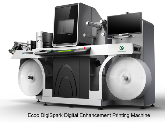 EcooSpark UV Piezo LED Curing Digital Label Printing Machine افزایش بهره وری دستگاه چاپ برچسب های دیجیتال