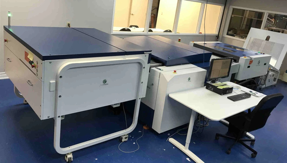 MCU800 4 کاست 400x300mm RS485 75PPH ماشین صفحه CTP