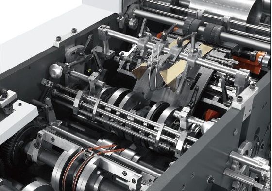 180-350gsm ورق مربع پایین کیف خرید کاغذی ماشین ساخت با سوراخ دستگیره