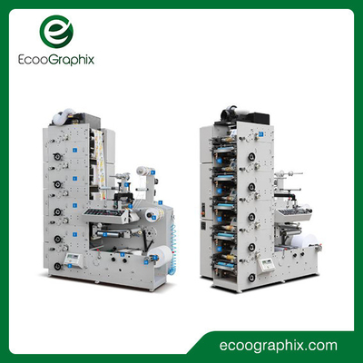 ZBS 320 Flexographic Label Printing Machine چاپگر برچسب های انعطاف پذیر UV 310mm