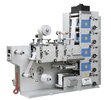 ZBS 320 Flexographic Label Printing Machine چاپگر برچسب های انعطاف پذیر UV 310mm