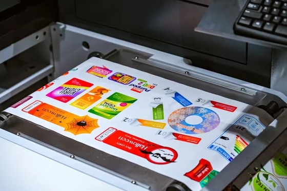 دستگاه چاپ برچسب هوشمند UV Inkjet Cmyk Full Color