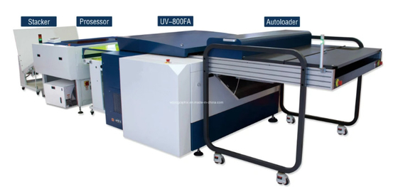 0.15-0.4mm پردازنده صفحه CTP با سیستم پر کردن هوشمند