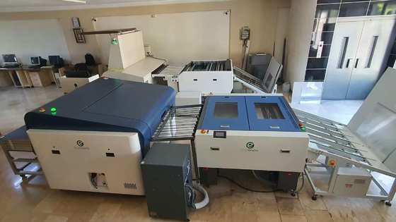 دستگاه ساخت صفحه CTP حرارتی اتوماتیک 64 کانال با عملکرد بالا با وضوح 2400dpi و 28 صفحه در ساعت