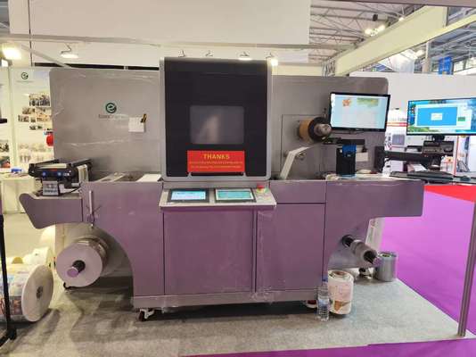دستگاه چاپ ورنی دیجیتال با وضوح 360*360 dpi تا 1440*360 dpi و سرعت 10m/min - 60m/min برای تولید برچسب با کیفیت بالا