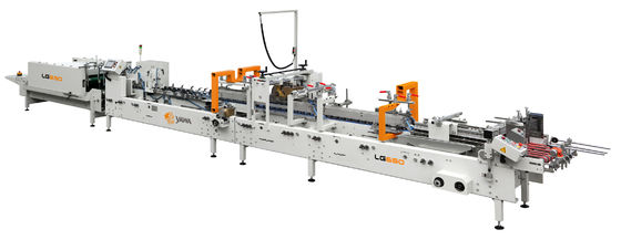 دستگاه ساخت جعبه مقوایی با حداکثر اندازه کاغذ L800 * W600mm و حداکثر اندازه جعبه L400 * W300 * H100mm برای ضخامت کاغذ 80-350 گرم بر متر مربع