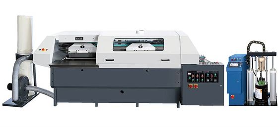 دستگاه صحافی چسبی 4 گیره با سرعت 2300 جلد در ساعت و سایز صحافی 450X320 میلی‌متر