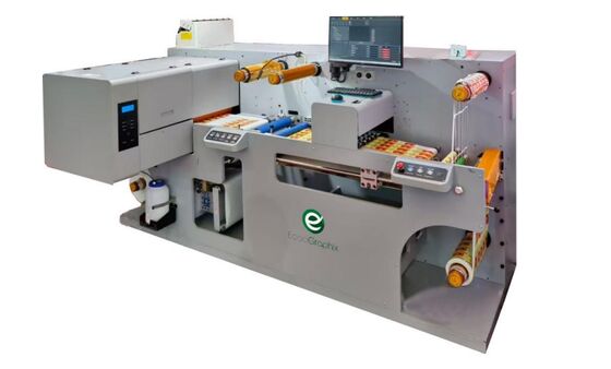 Ecoo Q-330 برچسب چاپ و برش ماشین یکپارچه
