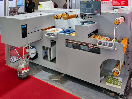 دستگاه چاپ و برش برچسب دیجیتال اتوماتیک با خروجی کوچک