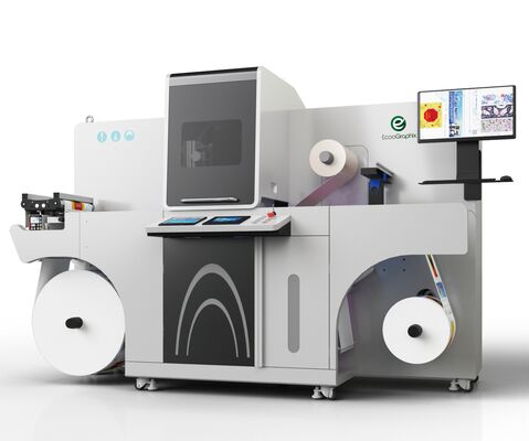 چاپ اتومات دیجیتال برچسب فویل مهر زنی و لاک زدن