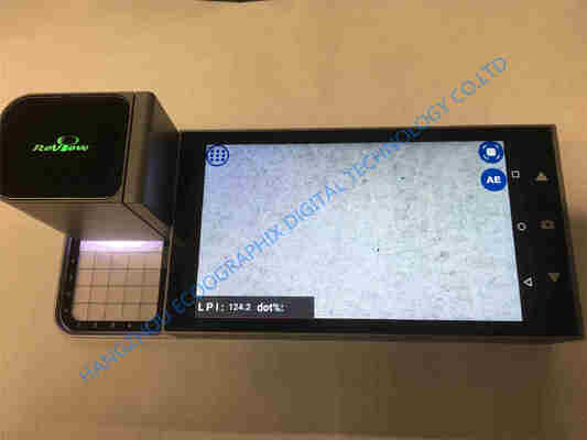 CTP چاپ صفحه Densitometer با 720p HD LCD صفحه نمایش قابل لمس اندروید سیستم عامل و زمان واقعی HD تجزیه و تحلیل نقاط تصویر کوچک