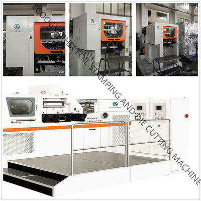 ISO CE Touch Screen Interface Foil Stamping Die Cutting Machine