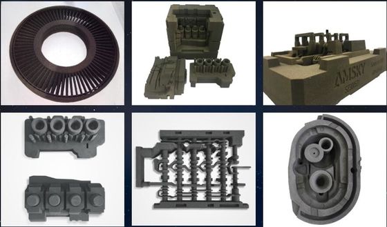 600DPI چاپگر بزرگ قالب 3D شن و ماسه 60L / H 1.6CBM